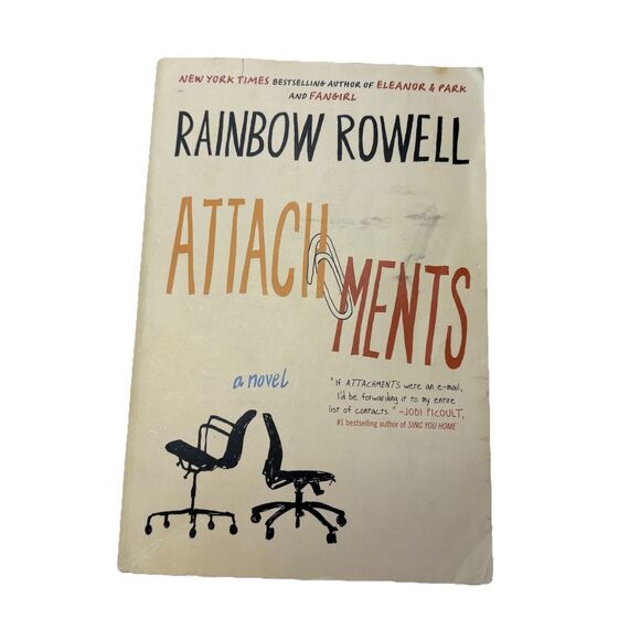 Attachments: A Novel - 0452297540, paperback, Rainbow Rowell Book - Picture 1 of 7